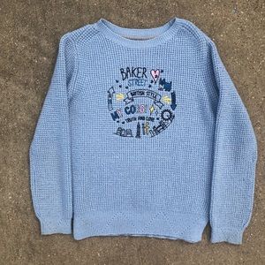 E.LAND London Themed Sweater Size M